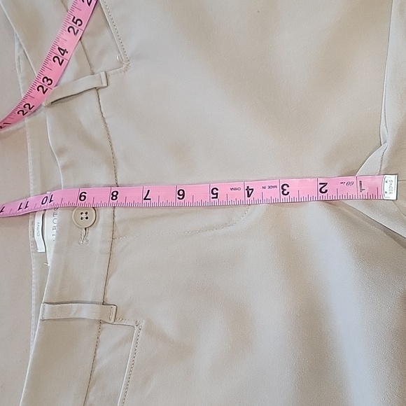 Talbots Size 4 Curvy Tan / Khaki Pants, Straight Leg, Excellent Used Condition - Picture 8 of 13